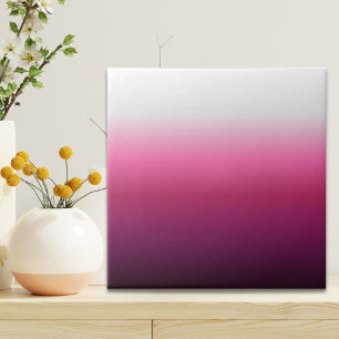 trendy magenta maroon marsala burgundy ombre tile
