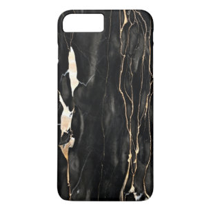 Trendy Marble Pattern Black Gold Grey Case-Mate iPhone Case