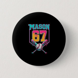 Trendy Mason 67 Mem Ice Cream Drip Sell Birthday C 2 Inch Round Button