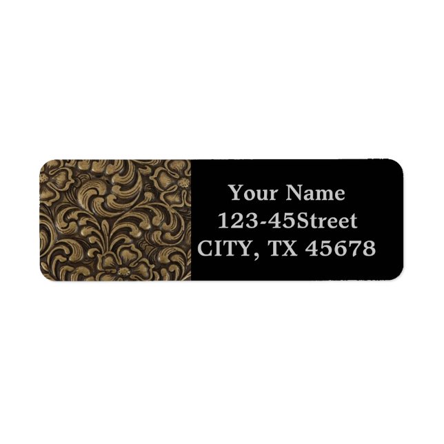 trendy medieval renaissance pattern bronze floral (Front)