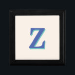 Trendy Medium Blue 3D Initial Letter | Linen Colou Gift Box<br><div class="desc">Trendy Medium Blue 3D (Light Teal Shades) Initial Letter | Linen Colour. You can choose to add your initial or the initial of a loved one. Whether it's a heartfelt gift for someone dear to you or a personal treat, the choice is yours. You can also remove the personalization and...</div>