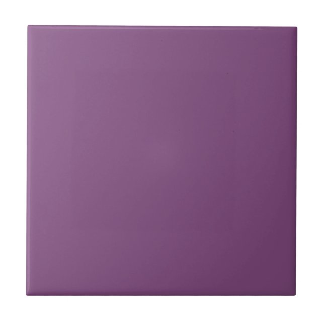 Trendy - Medium Purple Ceramic Tile (Front)