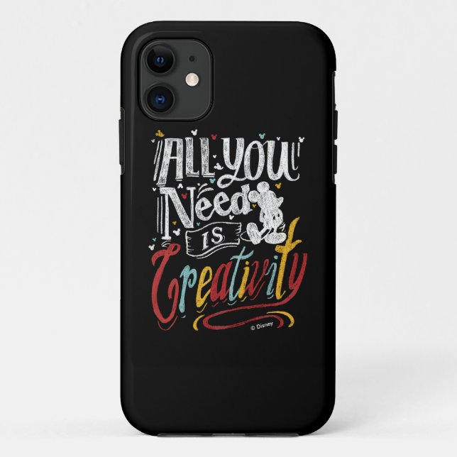 Trendy Mickey | All You Need Is Creativity Case-Mate iPhone Case (Back)