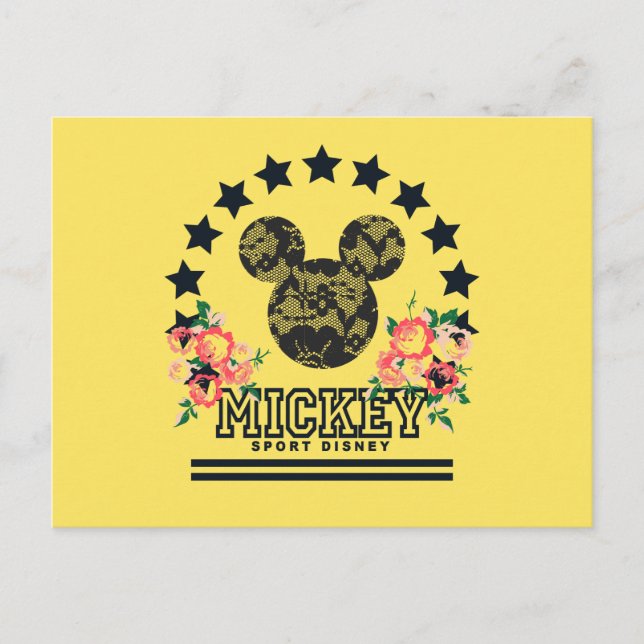 Trendy Mickey | Athletic Postcard (Front)