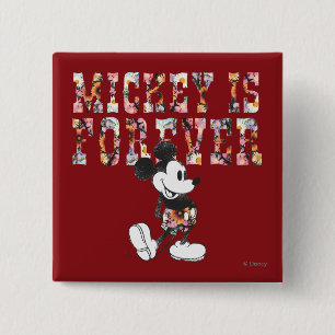 Trendy Mickey   Forever 2 Inch Square Button
