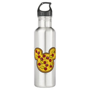 Trendy Mickey Head-Shaped Pizza 710 Ml Water Bottle