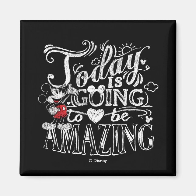 Trendy Mickey | Today Is Going To Be Amazing Magnet (Front)