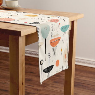 Trendy Mid Century Short Table Runner