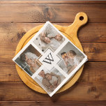 Trendy Minimalist Collage Fathers Photo Daddy Gift Kitchen Towel<br><div class="desc">Looking for a unique and stylish way to honour the father figure in your life? Check out our trendy minimalist collage featuring a collection of beautiful photographs of dads. With its clean lines and elegant design, this collage is the perfect way to showcase the special bond between fathers and their...</div>