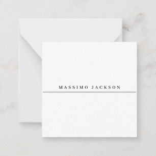 Trendy Minimalist Elegant Professional Serif Font Card