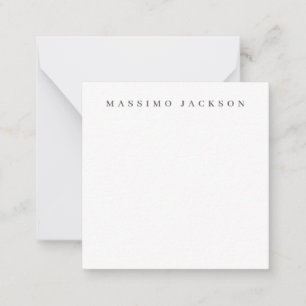 Trendy Minimalist Elegant Professional Serif Font Card