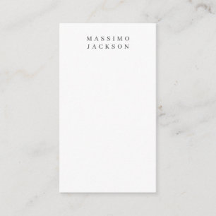 Trendy Minimalist Elegant Professional Serif Font Enclosure Card