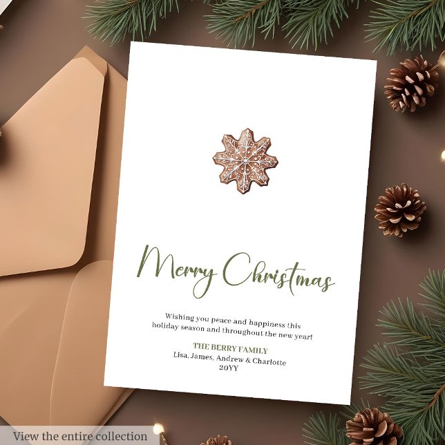 Trendy Minimalist Holiday Christmas Greeting Card (Trendy Minimalist Holiday Christmas Greeting Card

)