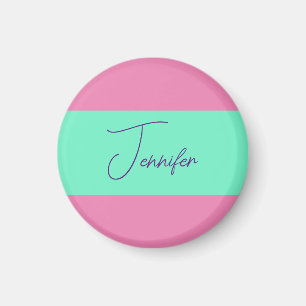 Trendy Minimalist Modern Plain Simple Pastel Colou Magnet