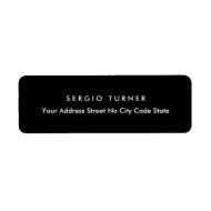 Trendy Minimalist Professional Black