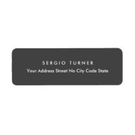 Trendy Minimalist Professional Dark Grey