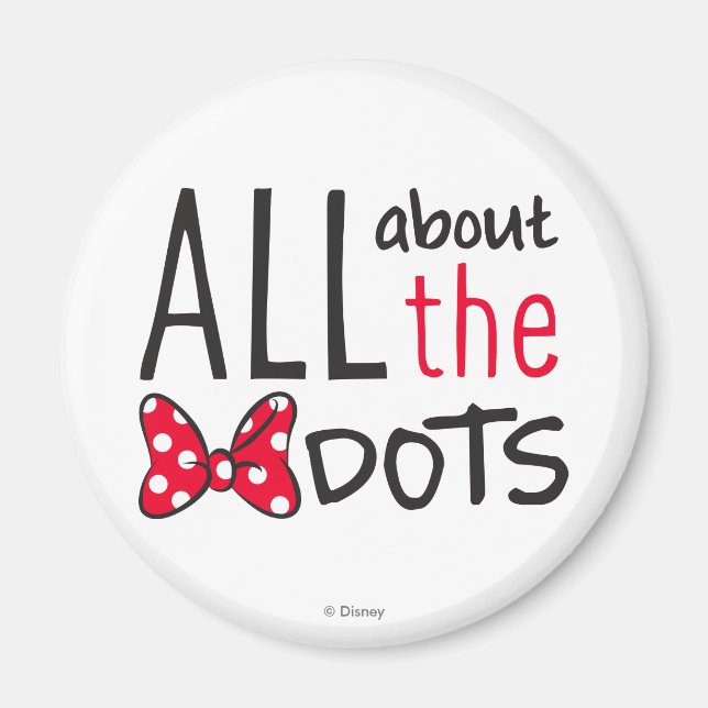 Trendy Minnie | All About The Dots Magnet (Front)