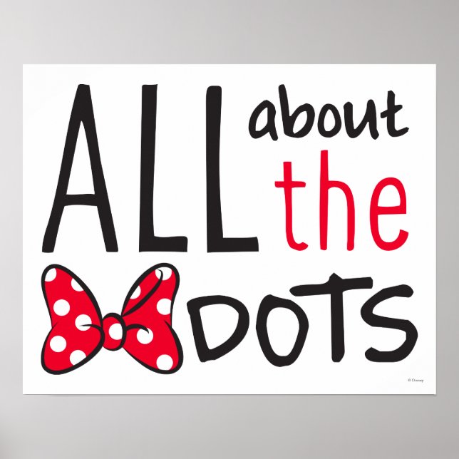 Trendy Minnie | All About The Dots Poster (Front)