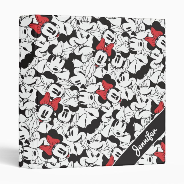 Trendy Minnie | Classic Pattern Binder (Front/Spine)