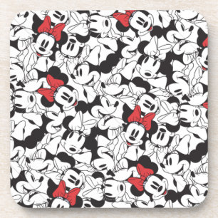 Trendy Minnie Classic Pattern Coaster