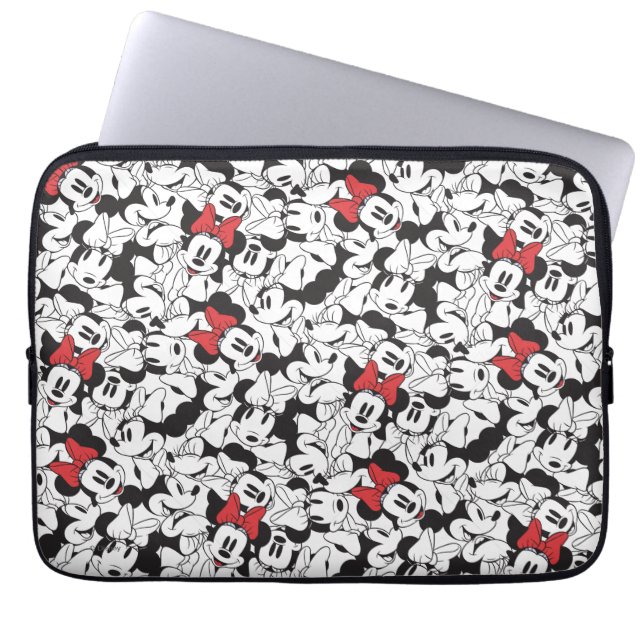 Trendy Minnie | Classic Pattern Laptop Sleeve (Front)