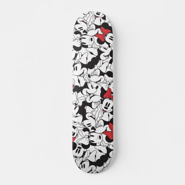 Trendy Minnie | Classic Pattern Skateboard (Front)