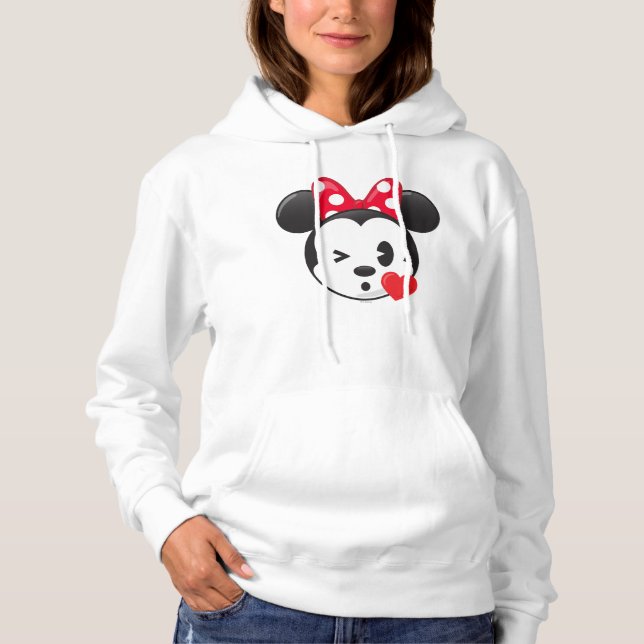 Trendy Minnie | Flirty Emoji Hoodie (Front)