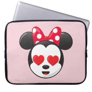 Trendy Minnie   In Love Emoji Laptop Sleeve
