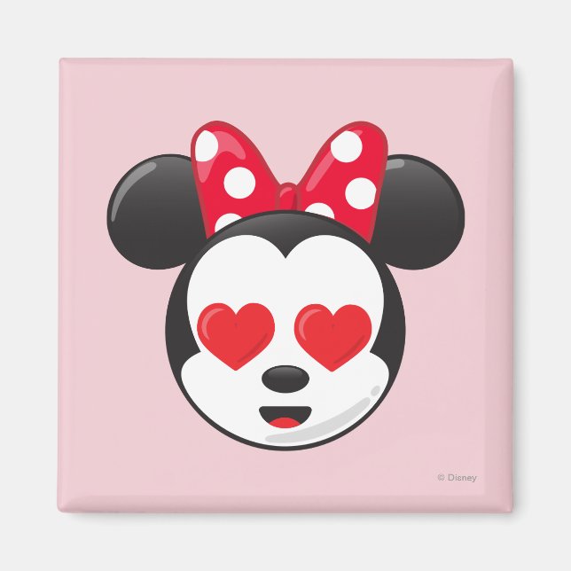 Trendy Minnie | In Love Emoji Magnet (Front)
