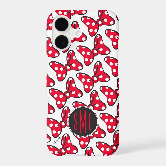 Trendy Minnie | Polka Dot Bow Monogram (Back)