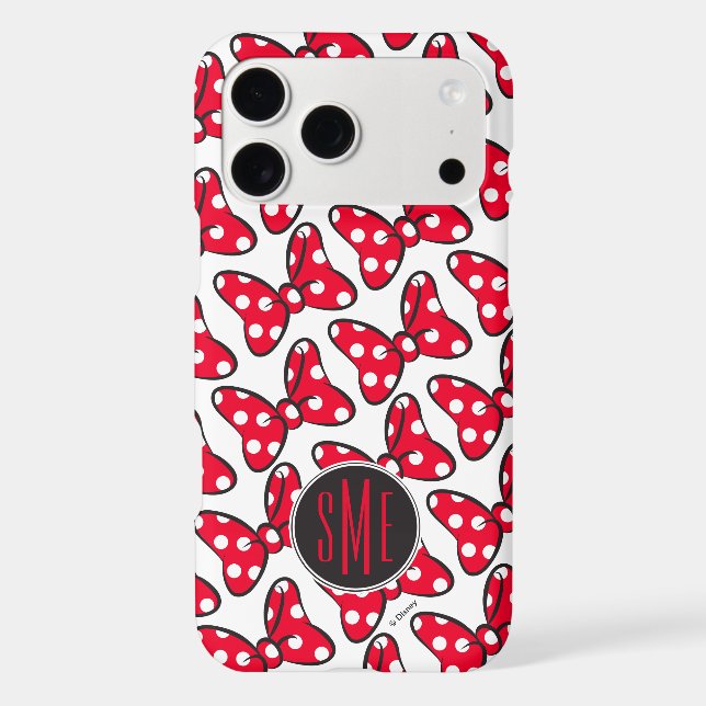 Trendy Minnie | Polka Dot Bow Monogram (Back)