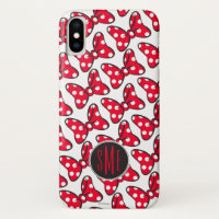 Trendy Minnie | Polka Dot Bow Monogram