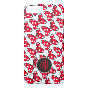 Trendy Minnie   Polka Dot Bow Monogram iPhone 8 Plus/7 Plus Case