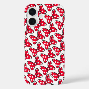 Trendy Minnie   Polka Dot Bow Pattern iPhone 16 Case