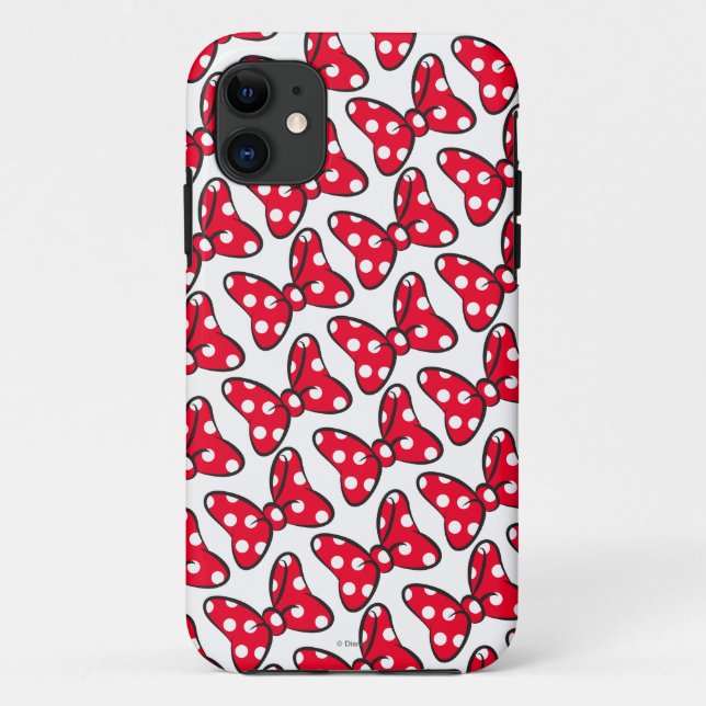 Trendy Minnie | Polka Dot Bow Pattern Case-Mate iPhone Case (Back)