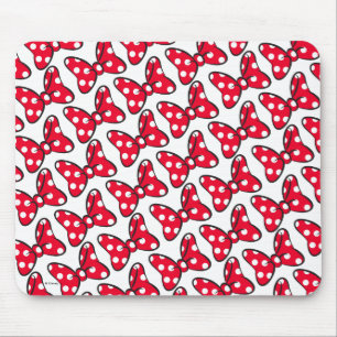 Trendy Minnie   Polka Dot Bow Pattern Mouse Pad