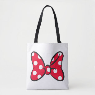 Trendy Minnie   Red Polka Dot Bow Tote Bag