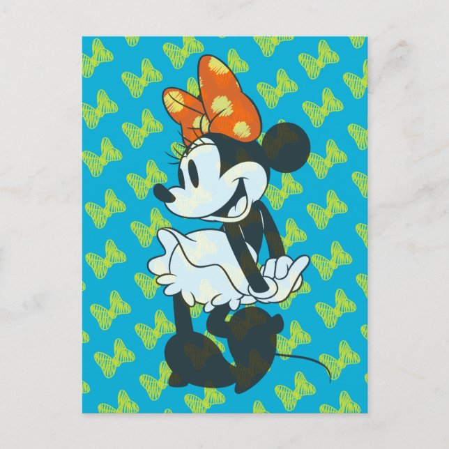 Trendy Minnie | Shy Pose Postcard (Front)