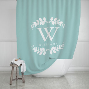Trendy Mint Green Monogram