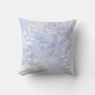 Trendy Modern Abstract Floral botanical Throw Pillow