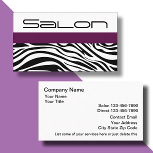 Trendy Modern Beauty Business Cards