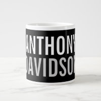 Trendy Modern Black Bold Text