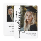 Trendy Modern Casual Photo Graduation