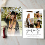Trendy Modern Casual Photo Graduation Invitation<br><div class="desc">Trendy Modern Casual Photo Graduation Invitation</div>