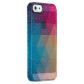 Trendy Modern Colourful Polygonal Pattern Uncommon iPhone Case (Back/Right)