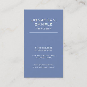 Trendy Modern Design Elegant Simple Plain Luxury Business Card