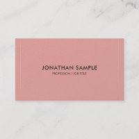 Trendy Modern Elegant Businessman Plain De Luxe