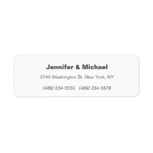Trendy Modern Elegant Simple Minimalist Wedding