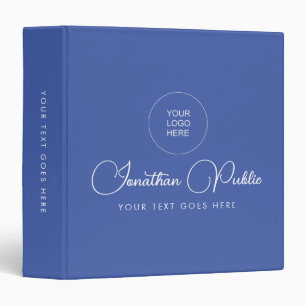 Trendy Modern Elegant Template Handwritten Name Binder