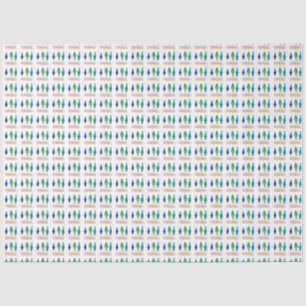 Trendy Modern Fishing Fish pattern Tissue Paper